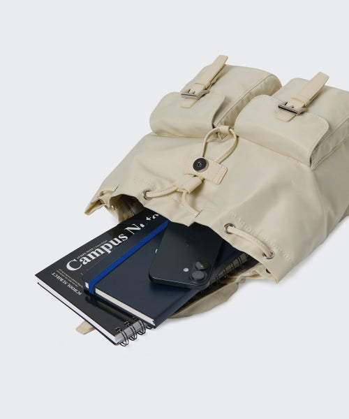 MUSINSA STANDARD WOMAN MUSINSA STANDARD WOMAN Nylon Flap Mini Backpack