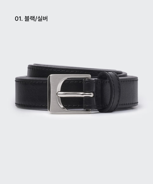 MUSINSA STANDARD WOMAN MUSINSA STANDARD WOMAN Women's Arch Synthetic Leather Slim Belt_20mm