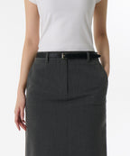 MUSINSA STANDARD WOMAN MUSINSA STANDARD WOMAN Women's Arch Synthetic Leather Slim Belt_20mm