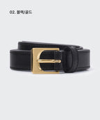 MUSINSA STANDARD WOMAN MUSINSA STANDARD WOMAN Women's Arch Synthetic Leather Slim Belt_20mm