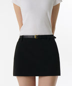 MUSINSA STANDARD WOMAN MUSINSA STANDARD WOMAN Women's Arch Synthetic Leather Slim Belt_20mm