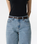 MUSINSA STANDARD WOMAN MUSINSA STANDARD WOMAN Women's Arch Synthetic Leather Slim Belt_20mm