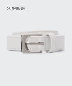 MUSINSA STANDARD WOMAN MUSINSA STANDARD WOMAN Women's Arch Synthetic Leather Slim Belt_20mm