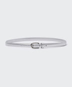 MUSINSA STANDARD WOMAN MUSINSA STANDARD WOMAN Women's Rounded Crack Leather Thin Belt 15mm