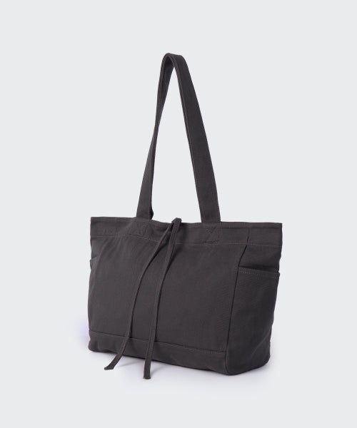 MUSINSA STANDARD WOMAN MUSINSA STANDARD WOMAN Women's Washed Cotton Shoulder Bag [Gray]