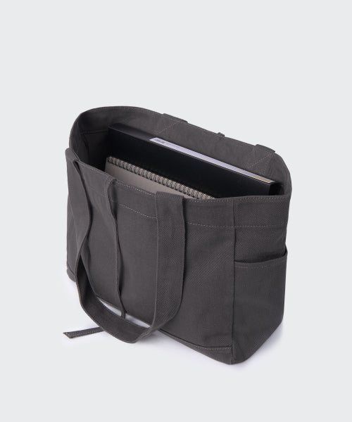 MUSINSA STANDARD WOMAN MUSINSA STANDARD WOMAN Women's Washed Cotton Shoulder Bag [Gray]