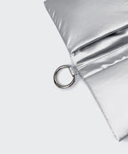 MUSINSA STANDARD WOMAN MUSINSA STANDARD WOMAN Shiny Padded Card Wallet Silver