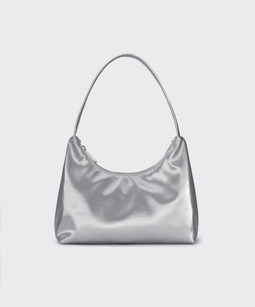 MUSINSA STANDARD WOMAN MUSINSA STANDARD WOMAN Women's Shiny Hobo Bag Silver