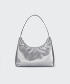 MUSINSA STANDARD WOMAN MUSINSA STANDARD WOMAN Women's Shiny Hobo Bag Silver