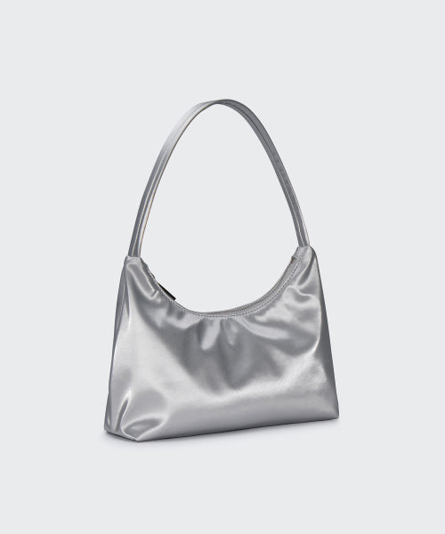 MUSINSA STANDARD WOMAN MUSINSA STANDARD WOMAN Women's Shiny Hobo Bag Silver