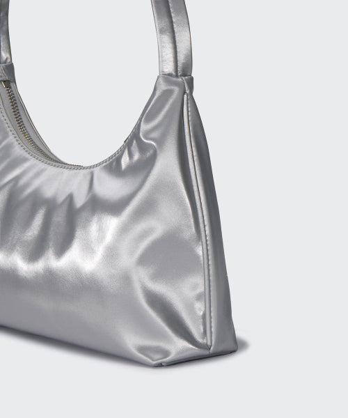 MUSINSA STANDARD WOMAN MUSINSA STANDARD WOMAN Women's Shiny Hobo Bag Silver