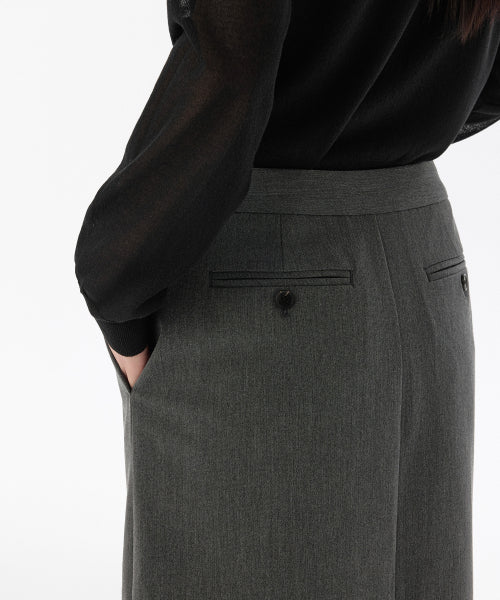 MUSINSA STANDARD WOMAN MUSINSA STANDARD WOMAN Women's Straight Maxi Skirt [Medium Gray]