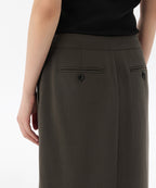 MUSINSA STANDARD WOMAN MUSINSA STANDARD WOMAN Women's Straight Maxi Skirt [Van Dyke Brown]