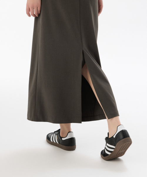 MUSINSA STANDARD WOMAN MUSINSA STANDARD WOMAN Women's Straight Maxi Skirt [Van Dyke Brown]