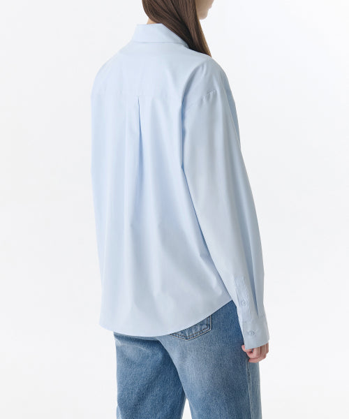 MUSINSA STANDARD WOMAN MUSINSA STANDARD WOMAN Women's Shirt Sky Blue