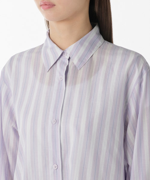 MUSINSA STANDARD WOMAN MUSINSA STANDARD WOMAN Relaxed Multi-Stripe Shirt (Size)