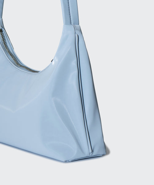 MUSINSA STANDARD WOMAN MUSINSA STANDARD WOMAN Women's Shiny Hobo Bag Sky Blue