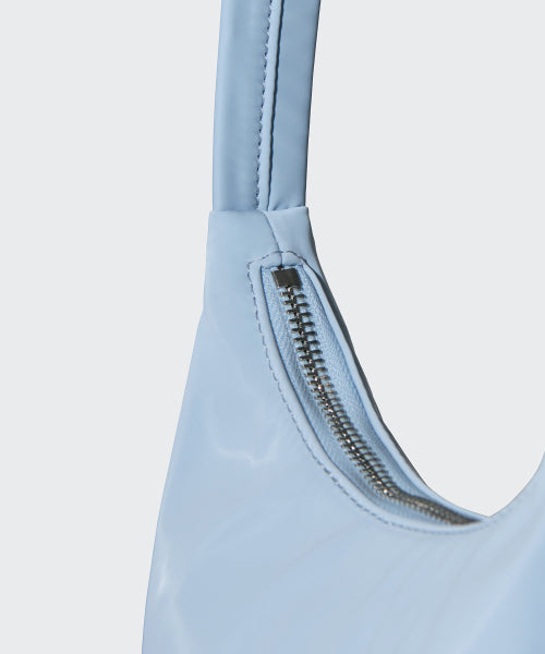 MUSINSA STANDARD WOMAN MUSINSA STANDARD WOMAN Women's Shiny Hobo Bag Sky Blue