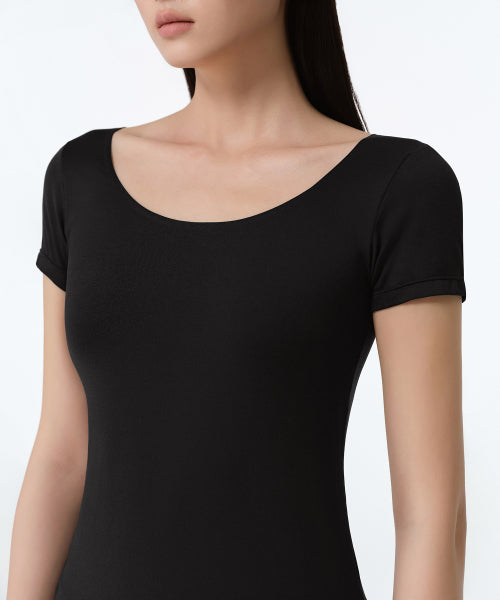 MUSINSA STANDARD WOMAN MUSINSA STANDARD WOMAN Women’s Scoop Neck Undershirt Black