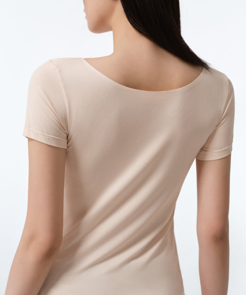 MUSINSA STANDARD WOMAN MUSINSA STANDARD WOMAN Women’s Scoop Neck Undershirt Light Beige