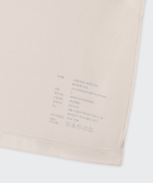 MUSINSA STANDARD WOMAN MUSINSA STANDARD WOMAN Women’s Scoop Neck Undershirt Light Beige