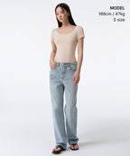 MUSINSA STANDARD WOMAN MUSINSA STANDARD WOMAN Women’s Scoop Neck Undershirt Light Beige
