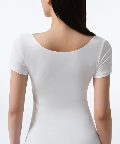 MUSINSA STANDARD WOMAN MUSINSA STANDARD WOMAN Women’s Scoop Neck Undershirt (White)