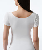 MUSINSA STANDARD WOMAN MUSINSA STANDARD WOMAN Women’s Scoop Neck Undershirt (White)