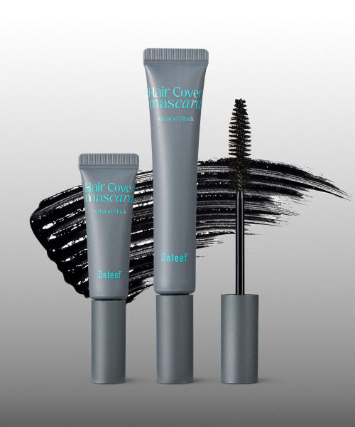 DALEAF Glam Hair Cover Mascara 24g Natural Black Set (16g + 8g)