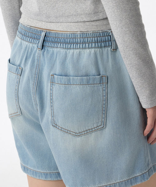 MUSINSA STANDARD WOMAN MUSINSA STANDARD WOMAN Women's Denim Shorts Light Indigo