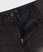 MUSINSA STANDARD WOMAN MUSINSA STANDARD WOMAN Women's Big Brush Extra Wide Denim Pants [Rusty Black]