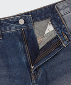 MUSINSA STANDARD WOMAN MUSINSA STANDARD WOMAN Women's Big Brush Extra Wide Denim Pants [Rusty Blue]