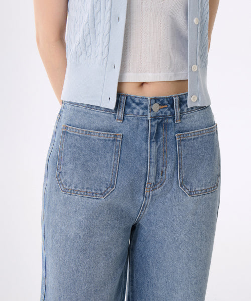 MUSINSA STANDARD WOMAN MUSINSA STANDARD WOMAN Denim Pants Regular Fit