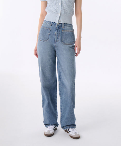 MUSINSA STANDARD WOMAN MUSINSA STANDARD WOMAN Denim Pants Regular Fit