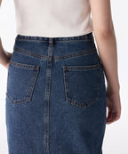 MUSINSA STANDARD WOMAN MUSINSA STANDARD WOMAN Denim Long Skirt Front Slit
