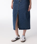 MUSINSA STANDARD WOMAN MUSINSA STANDARD WOMAN Denim Long Skirt Front Slit