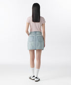 MUSINSA STANDARD WOMAN MUSINSA STANDARD WOMAN Denim Mini Skirt Sky Blue