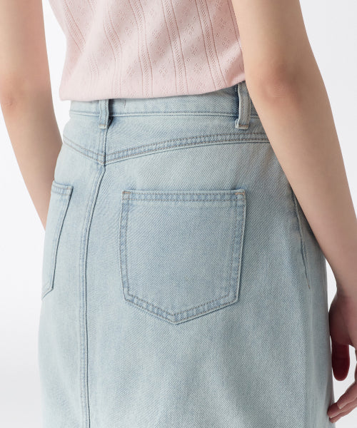MUSINSA STANDARD WOMAN MUSINSA STANDARD WOMAN Denim Mini Skirt Sky Blue