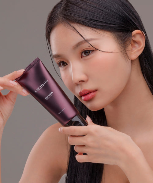 SARANARA [Gift Set] [Pouch + 50ml sample gift] Hair care 3-piece set / Water Salon + Silk Salon + Rich Salon