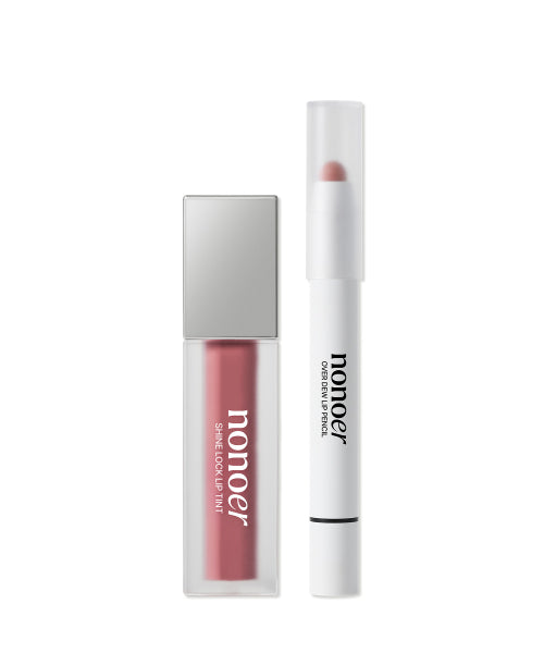 NONOER NONOER Lip Tint Over Dew Lip Pencil + Shine Lock Lip Tint