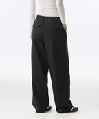 MUSINSA STANDARD WOMAN MUSINSA STANDARD WOMAN Women's Cotton Parachute Pants [Black]