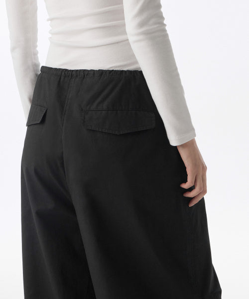 MUSINSA STANDARD WOMAN MUSINSA STANDARD WOMAN Women's Cotton Parachute Pants [Black]