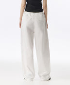 MUSINSA STANDARD WOMAN MUSINSA STANDARD WOMAN Women's Cotton Parachute Pants [White]