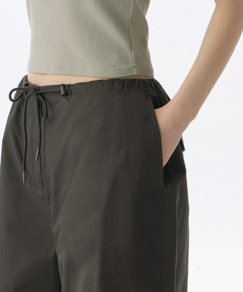 MUSINSA STANDARD WOMAN MUSINSA STANDARD WOMAN Cotton Parachute Pants [Gunmetal]