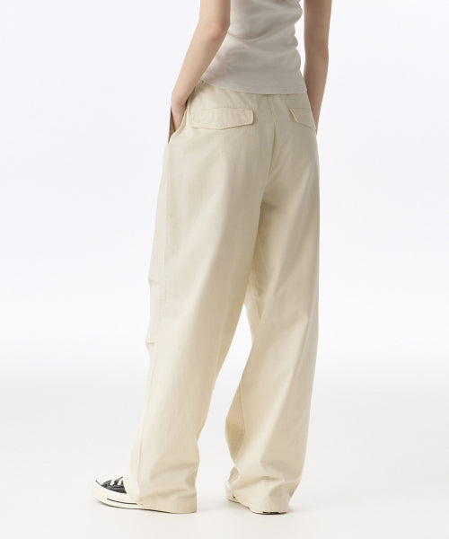 MUSINSA STANDARD WOMAN MUSINSA STANDARD WOMAN Women's Cotton Parachute Pants [Cream]
