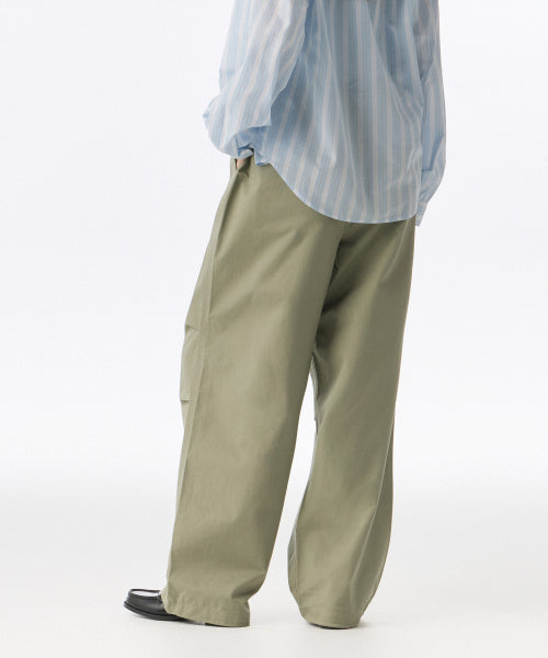 MUSINSA STANDARD WOMAN MUSINSA STANDARD WOMAN Women's Cotton Parachute Pants [Light Khaki]