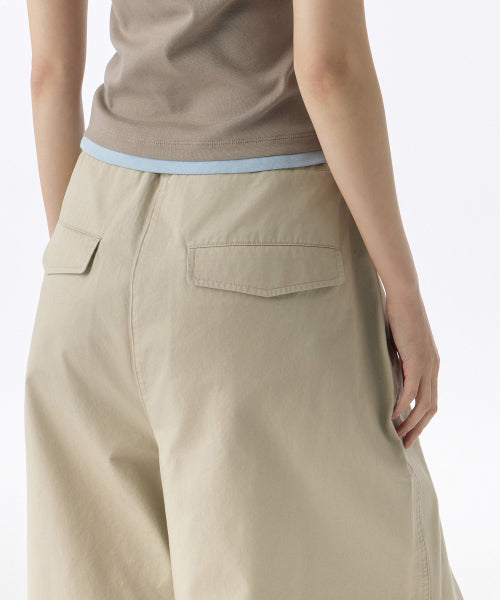 MUSINSA STANDARD WOMAN MUSINSA STANDARD WOMAN Women's Cotton Parachute Pants Light Beige