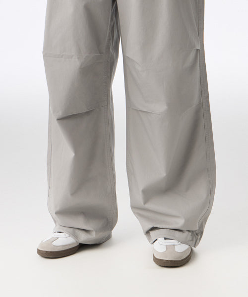 MUSINSA STANDARD WOMAN MUSINSA STANDARD WOMAN Cotton Parachute Pants (Light Gray)