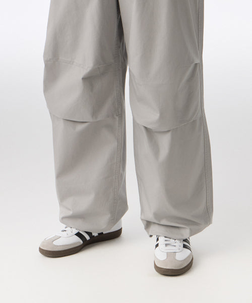 MUSINSA STANDARD WOMAN MUSINSA STANDARD WOMAN Cotton Parachute Pants (Light Gray)