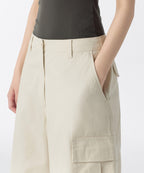 MUSINSA STANDARD WOMAN MUSINSA STANDARD WOMAN Women's Wide Cargo Bermuda Pants (Cream)